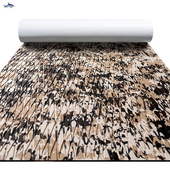 Revêtement de sol camouflage pour bateau